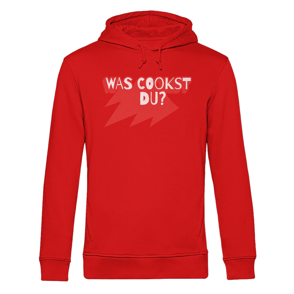 Was cookst du Lustig Kochen - Herren Bio Hoodie