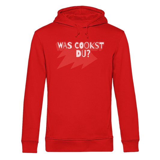 Was cookst du Lustig Kochen - Herren Bio Hoodie