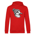 Coole Möwe mit Pudelmütze - Herren Bio Hoodie - Kiebitzdelle