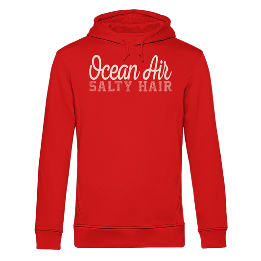 Ocean Air Salty Hair - Herren Bio Hoodie