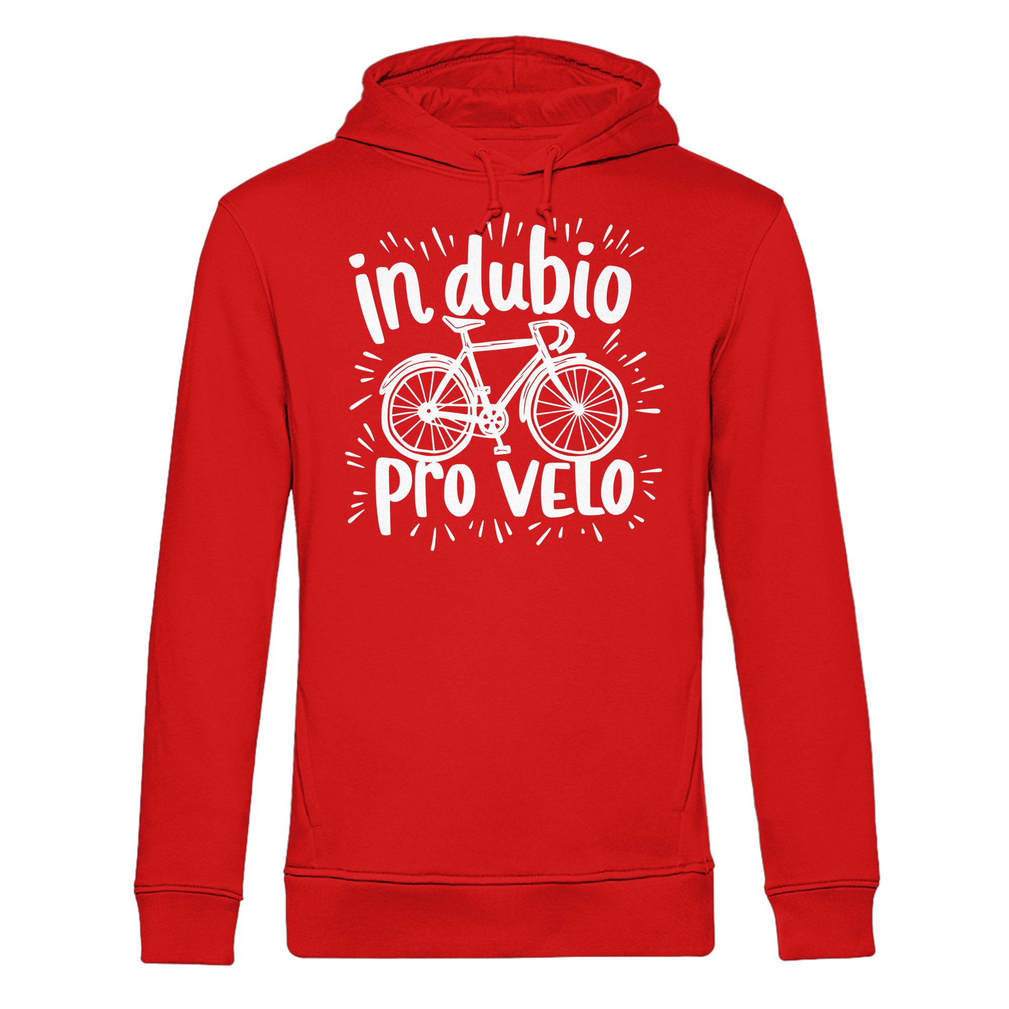 In dubio pro velo Fahrrad Spruch - Herren Bio Hoodie - Kiebitzdelle