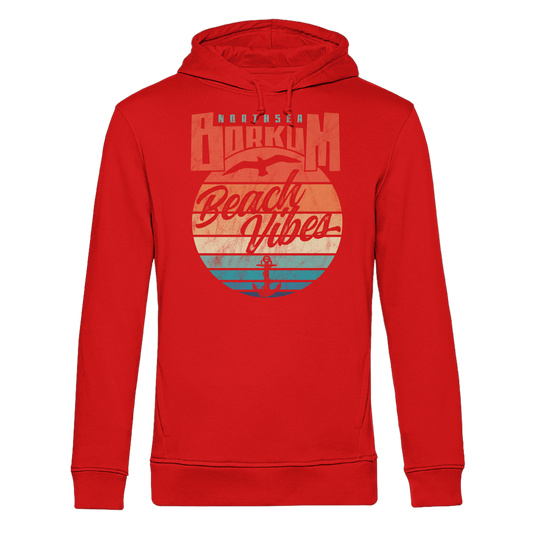 Borkum Beach Vibes - Herren Bio Hoodie