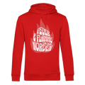 Feuer und Flamme für den Norden - Herren Bio Hoodie - Kiebitzdelle