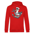 Coast Lover Möwe Kapitän - Herren Bio Hoodie - Kiebitzdelle