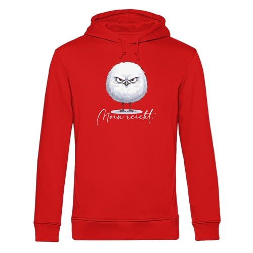 Moin reicht - Grimmige runde Möwe - Organic Hoodie B&C