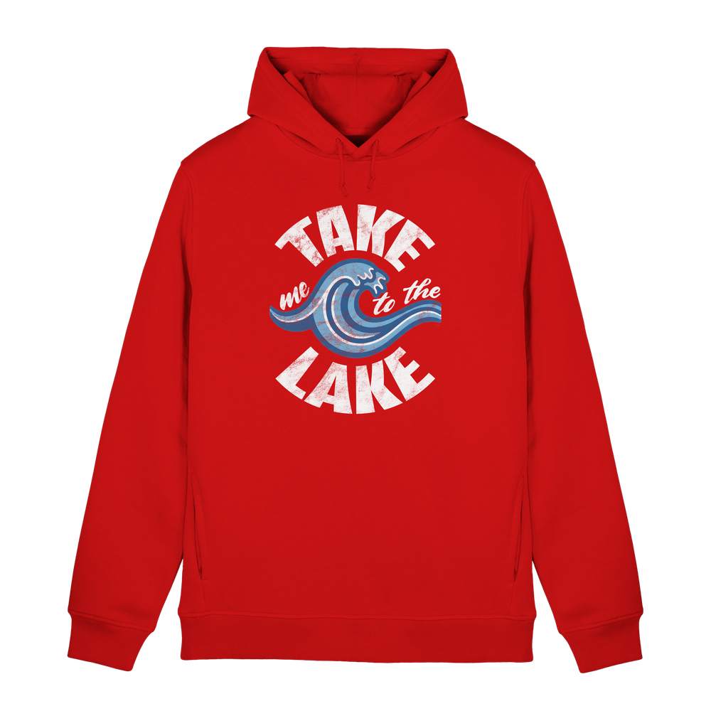 Take me to the Lake - Herren Bio Hoodie - Kiebitzdelle