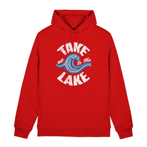 Take me to the Lake - Herren Bio Hoodie - Kiebitzdelle