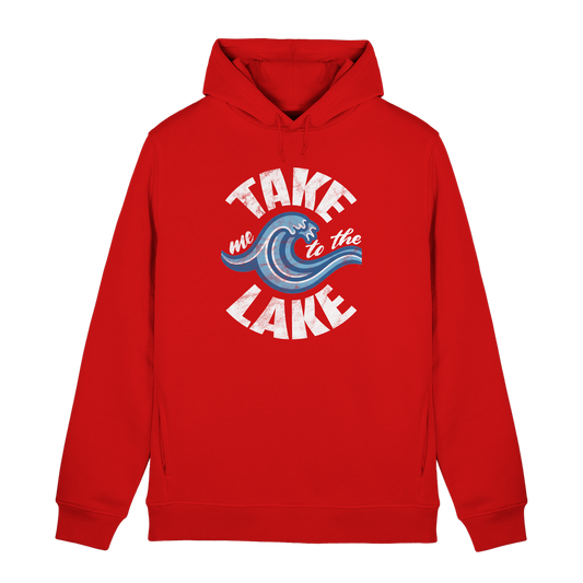 Take me to the Lake - Herren Bio Hoodie
