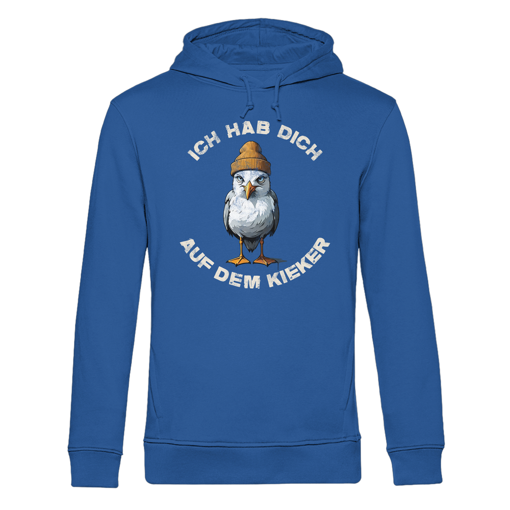 Ich hab Dich auf dem Kieker Möwe Spruch - Herren Bio Hoodie - Kiebitzdelle