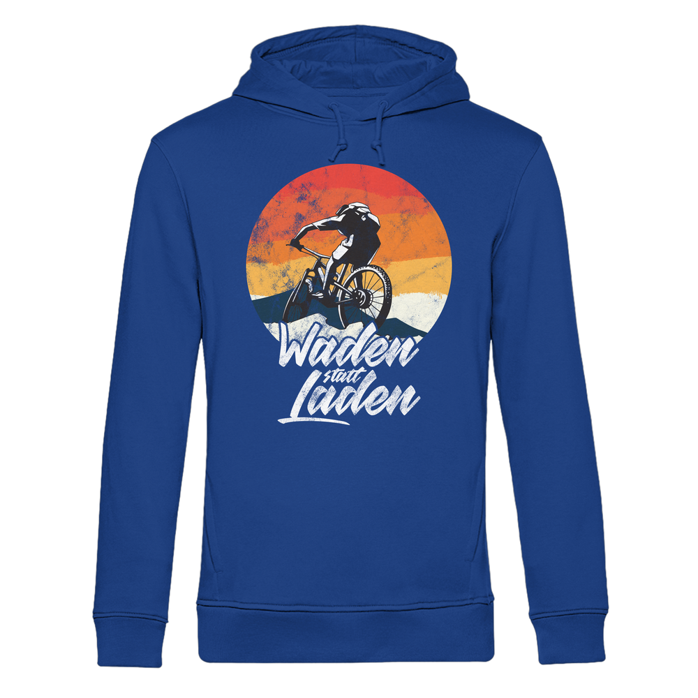 Waden statt Laden Fahrrad E-Bike Radtrikot - Herren Bio Hoodie