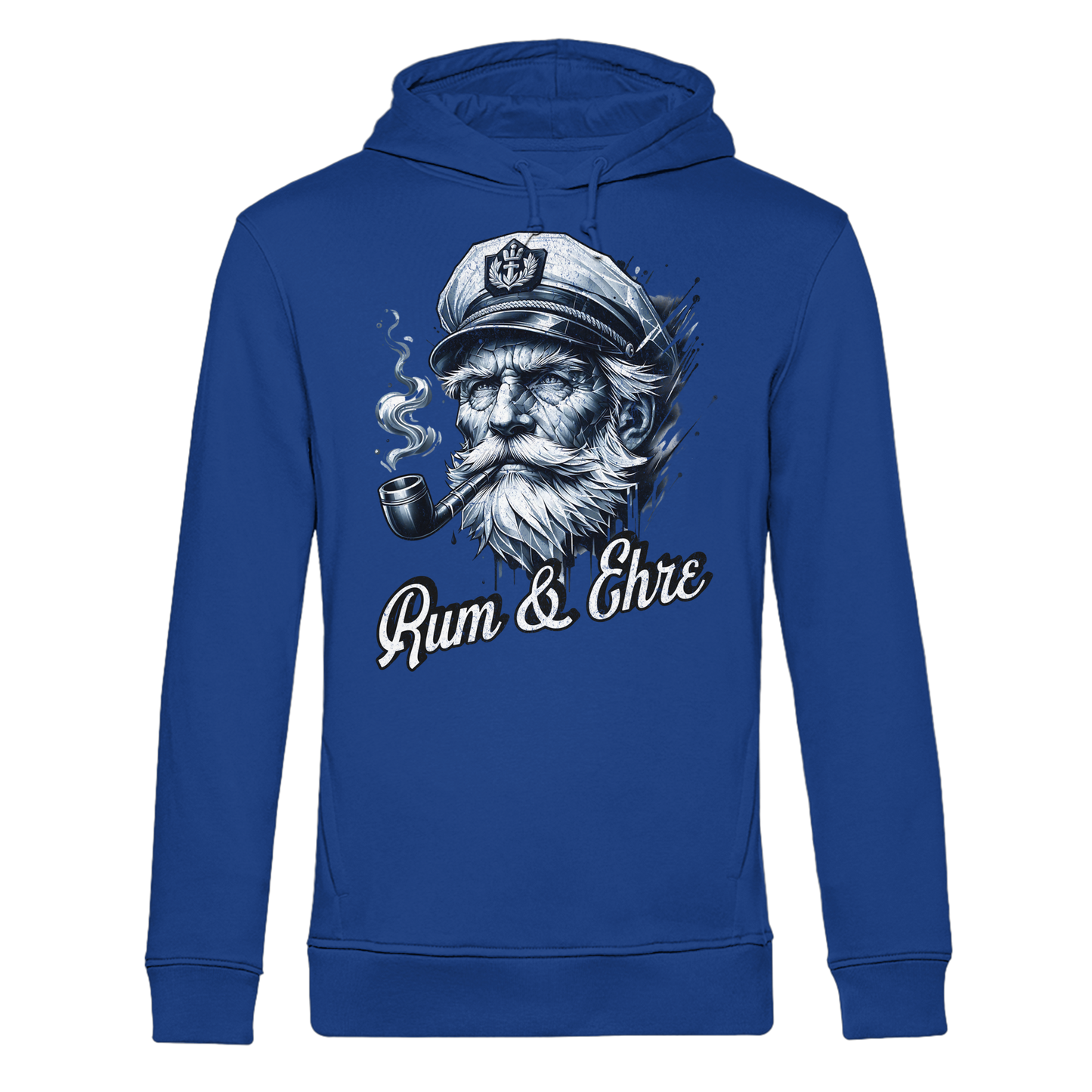 Rum und Ehre Kapitän - Herren Bio Hoodie