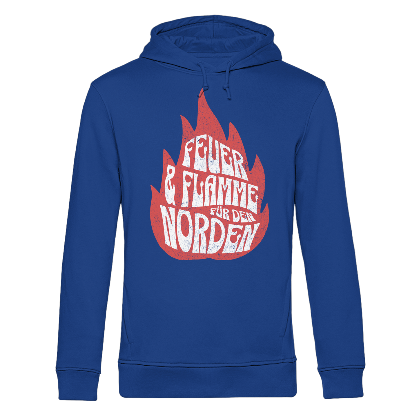 Feuer und Flamme für den Norden - Herren Bio Hoodie