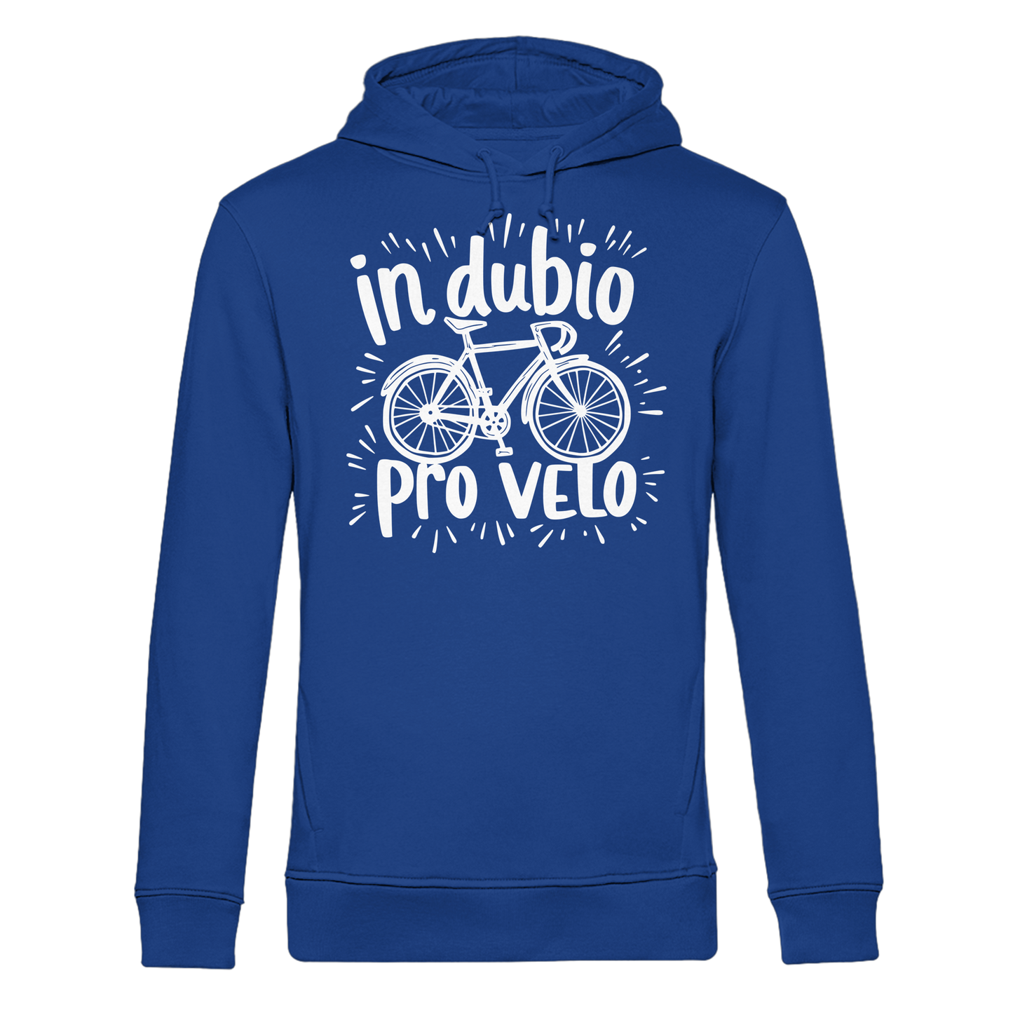 In dubio pro velo Fahrrad Spruch - Herren Bio Hoodie