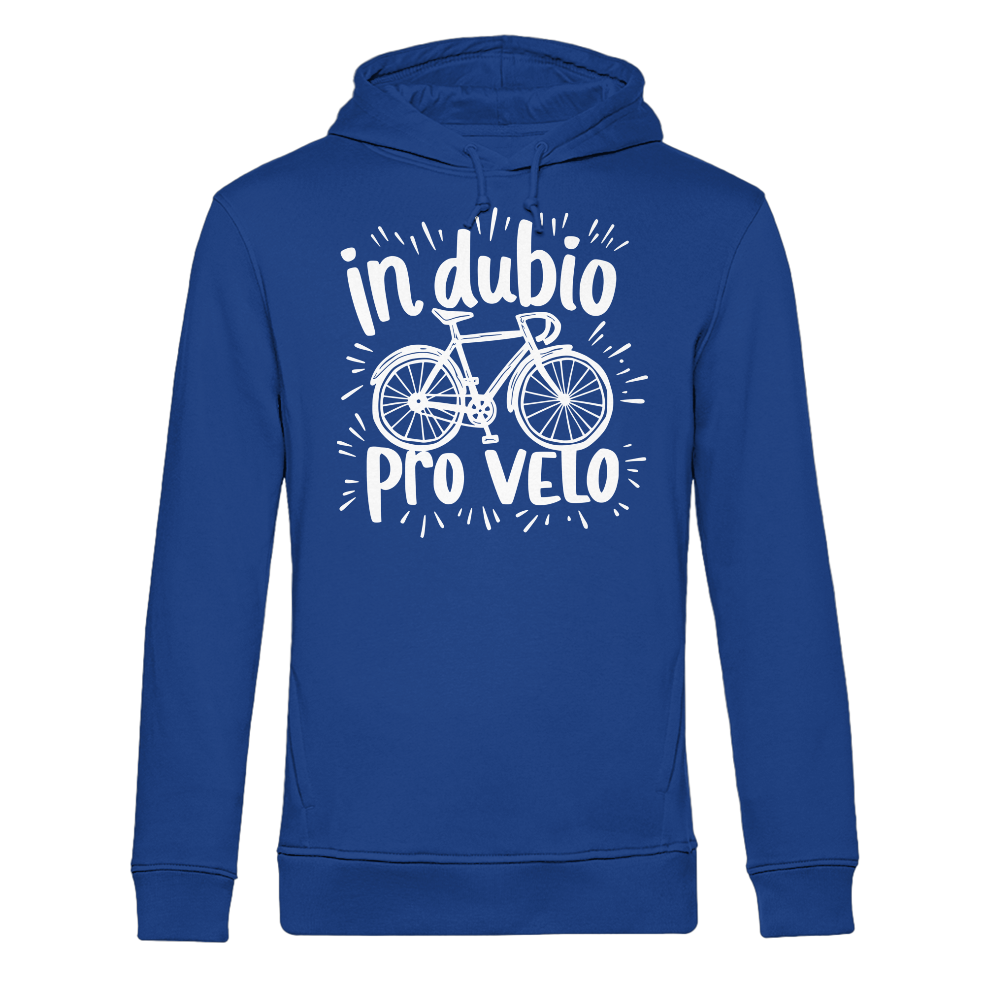 In dubio pro velo Fahrrad Spruch - Herren Bio Hoodie - Kiebitzdelle