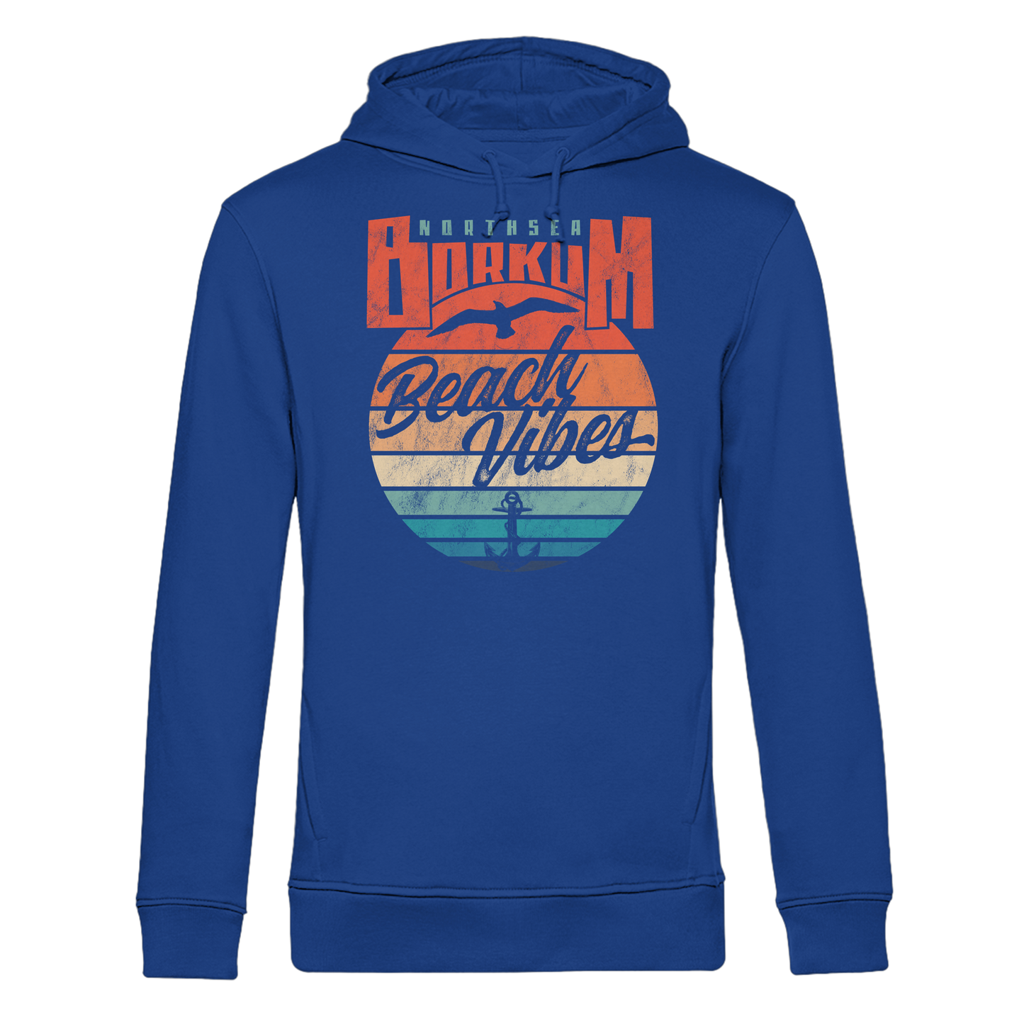 Borkum Beach Vibes - Herren Bio Hoodie