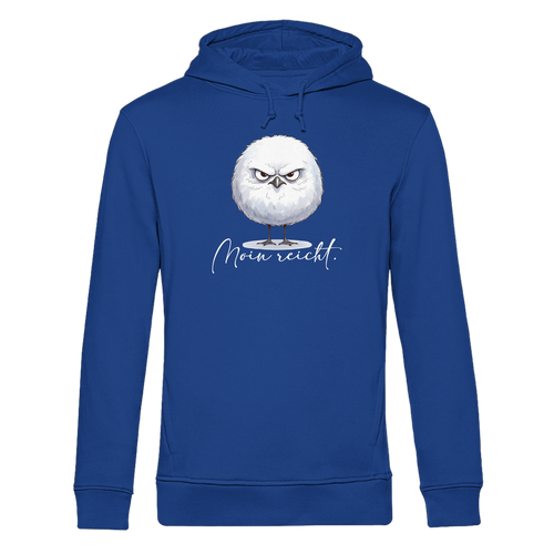 Moin reicht - Grimmige runde Möwe - Herren Bio Hoodie