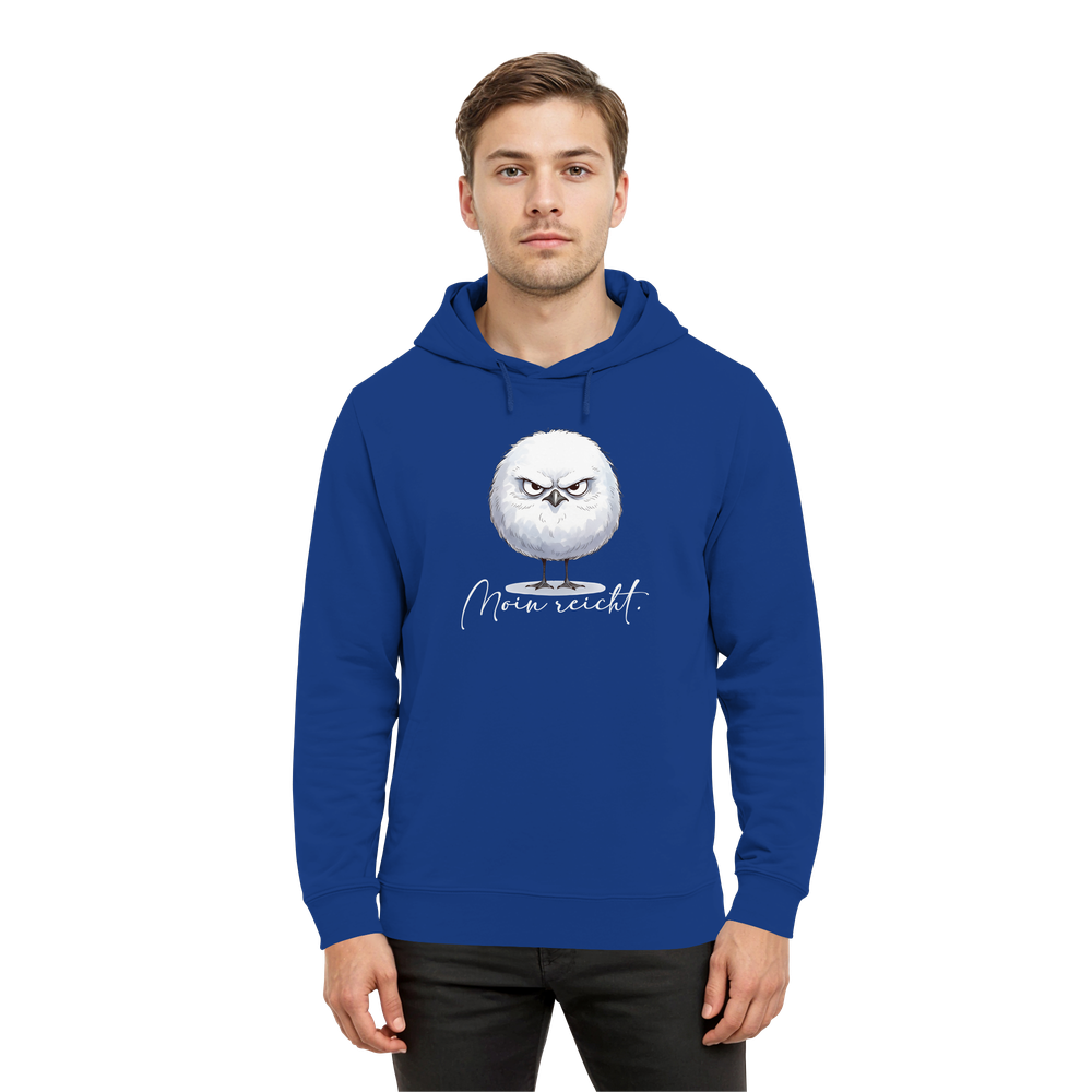 Moin reicht - Grimmige runde Möwe - Organic Hoodie B&C