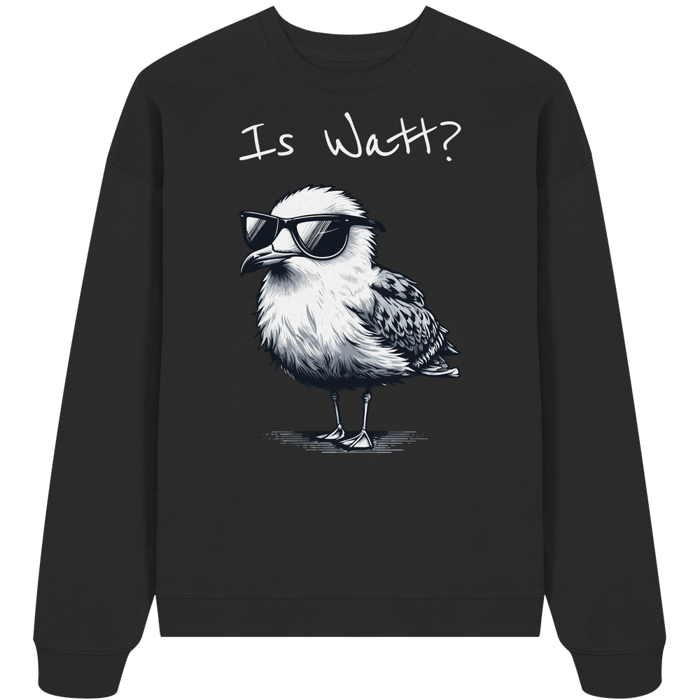 Is Watt Coole Möwe - Unisex Bio Pullover - Kiebitzdelle