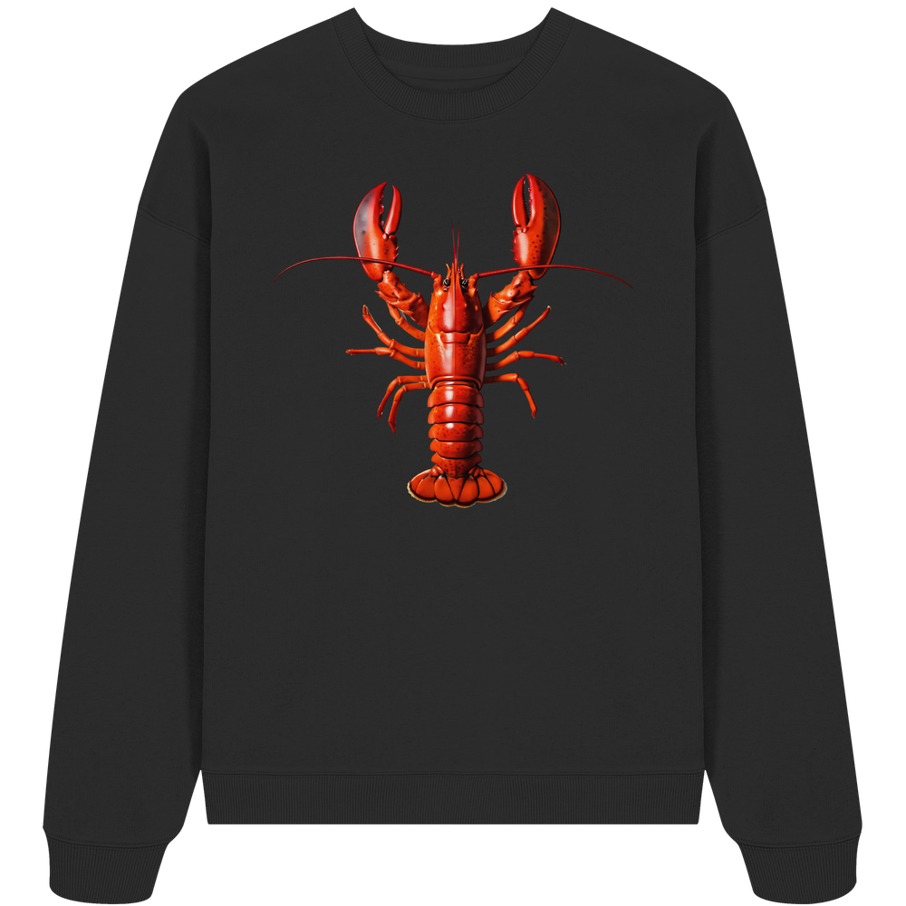 Roter Hummer - Unisex Bio Pullover - Kiebitzdelle