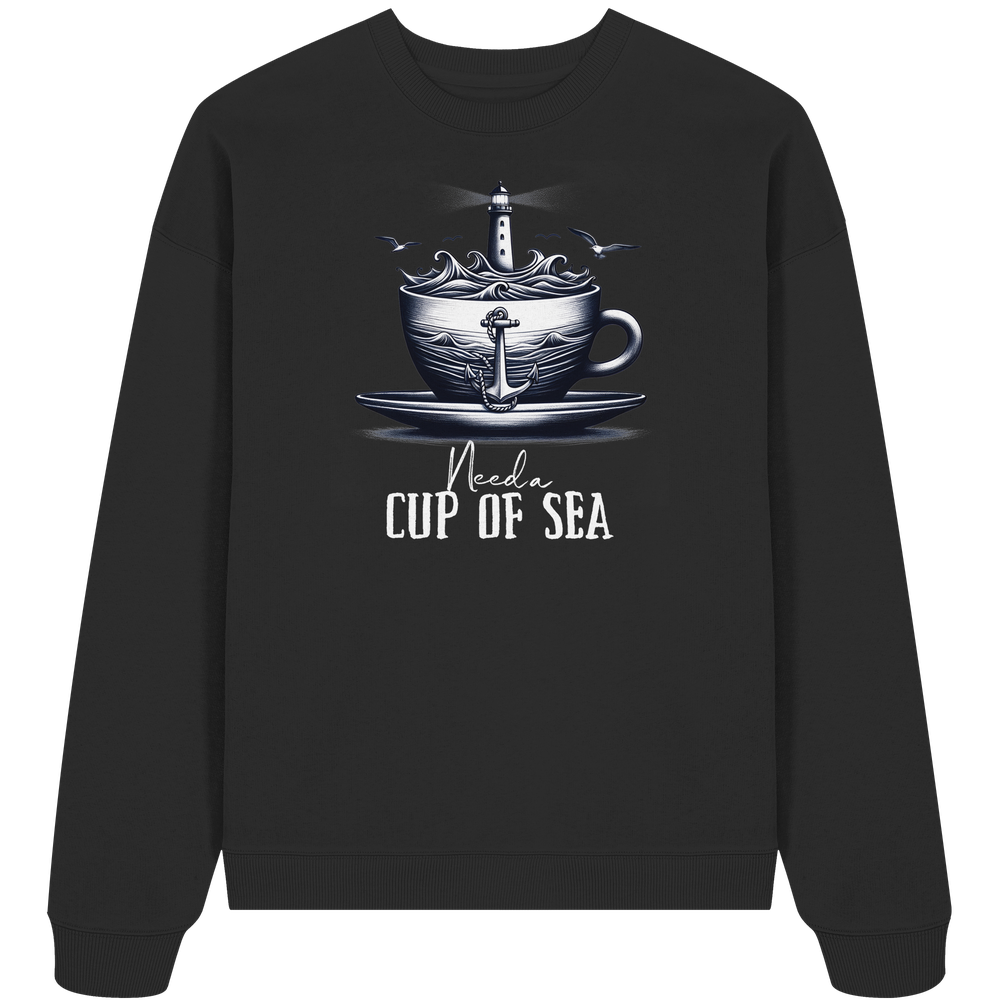 Need a cup of sea - Unisex Bio Pullover - Kiebitzdelle