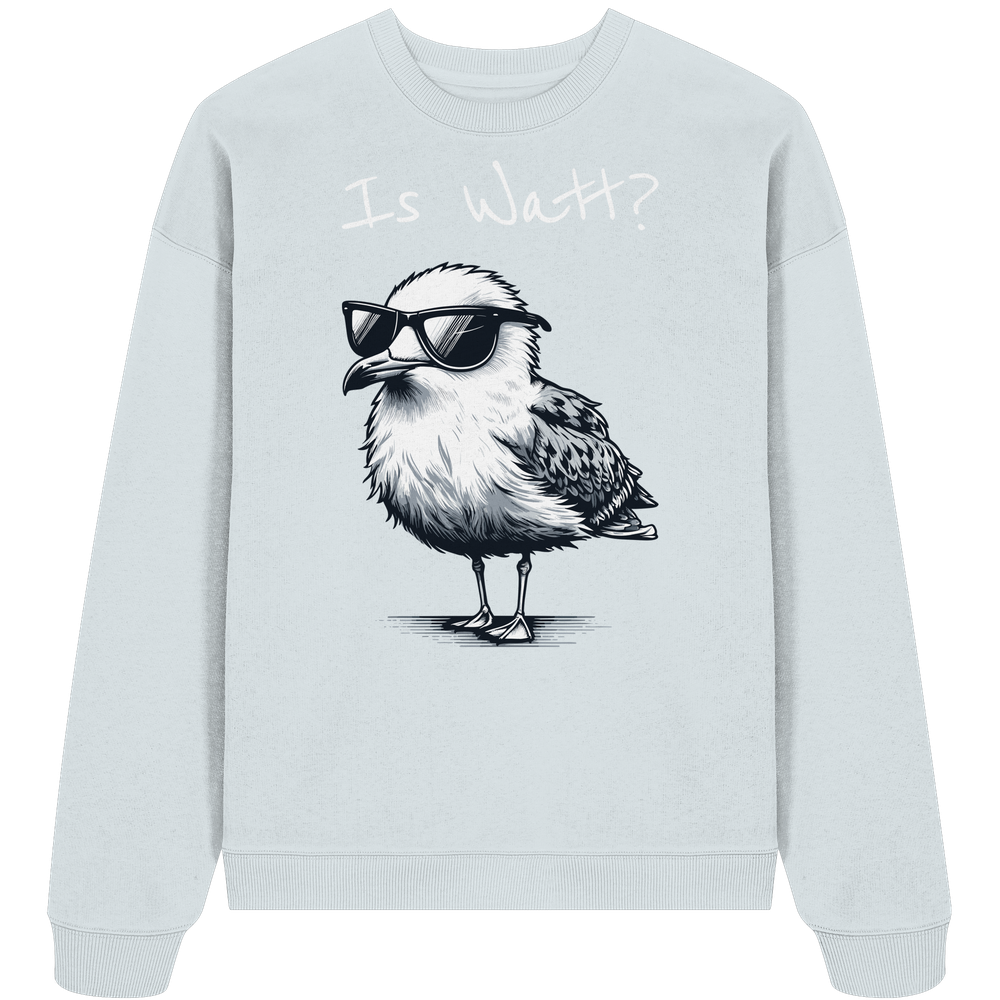 Is Watt Coole Möwe - Unisex Bio Pullover - Kiebitzdelle