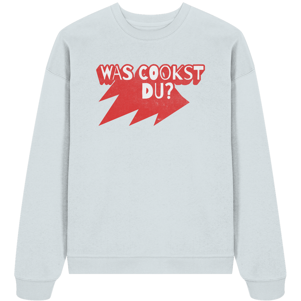Was cookst du Lustig Kochen - Unisex Bio Pullover