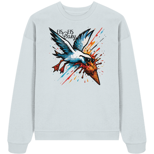 Eis Eis Baby Eisdieb Möwe - Unisex Bio Pullover - Kiebitzdelle