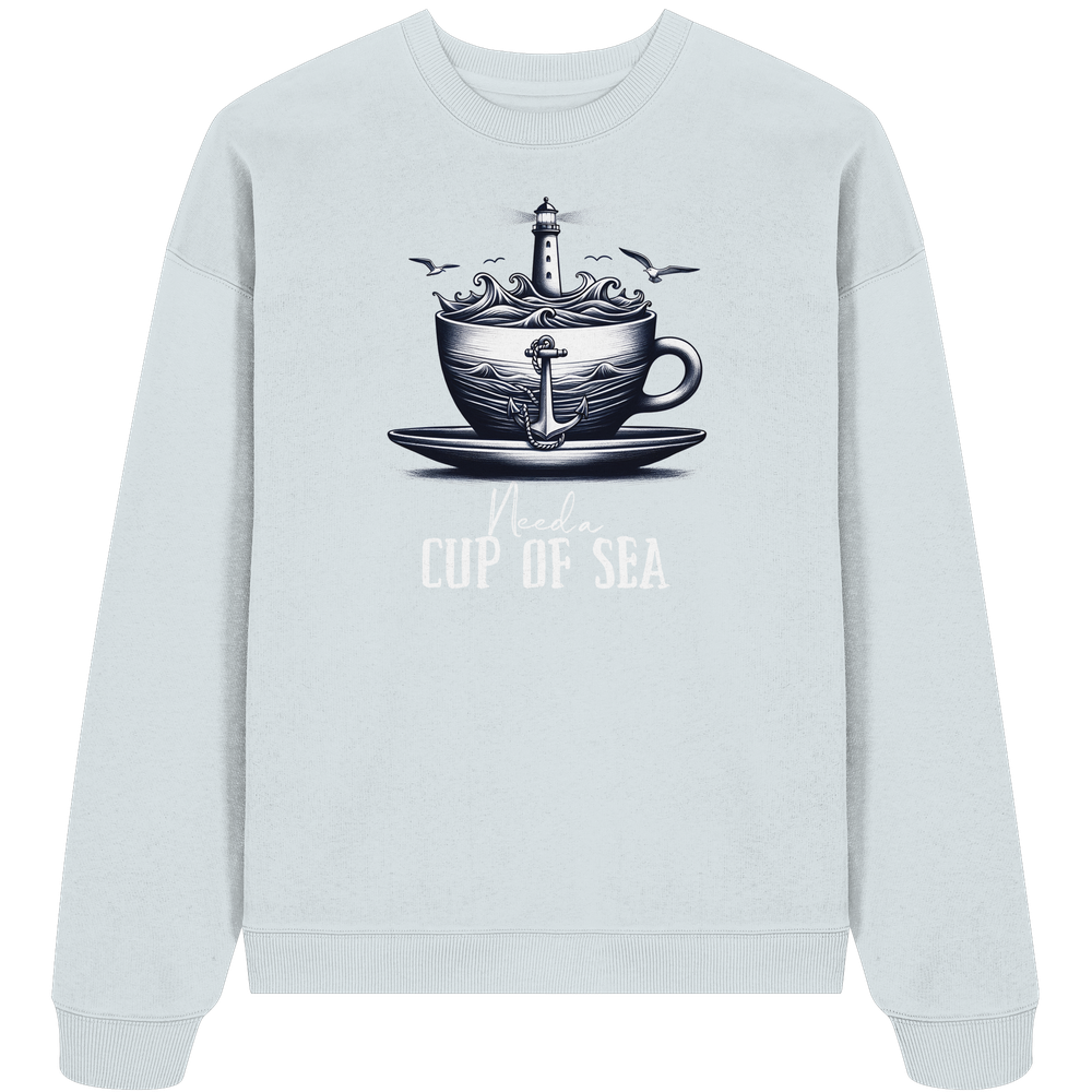 Need a cup of sea - Unisex Bio Pullover - Kiebitzdelle