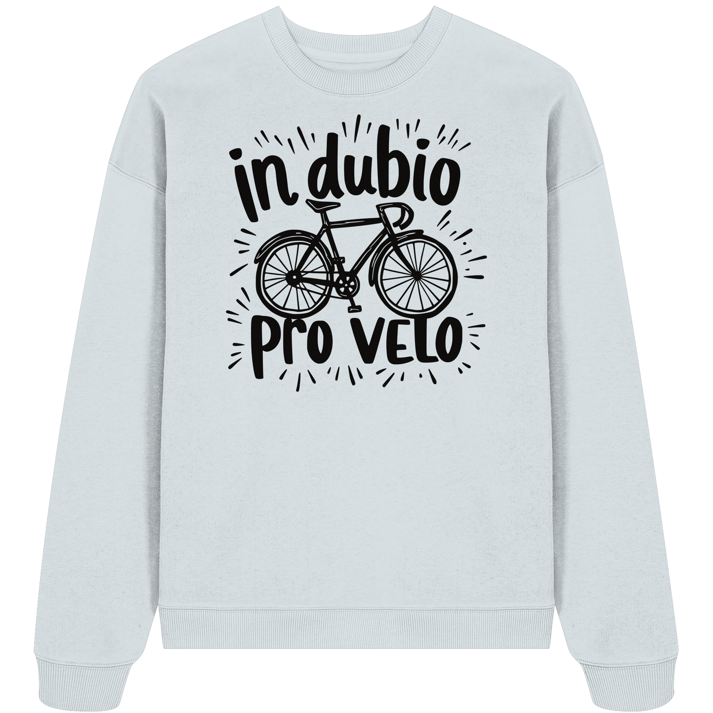In dubio pro velo Fahrrad Spruch - Unisex Bio Pullover