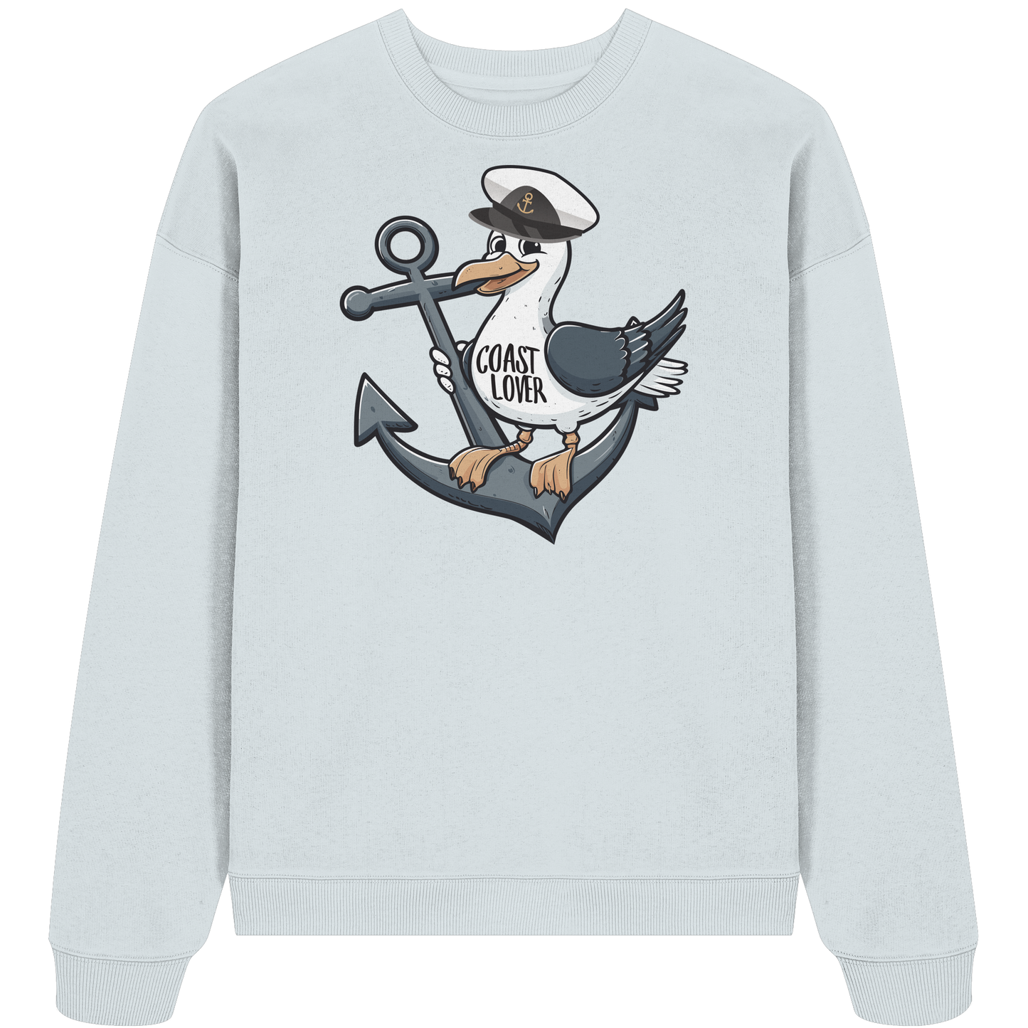 Coast Lover Möwe Kapitän - Unisex Bio Pullover