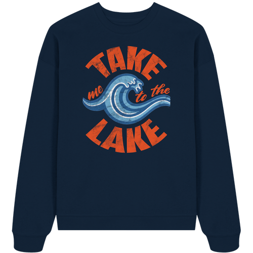 Take me to the Lake - Unisex Bio Pullover - Kiebitzdelle