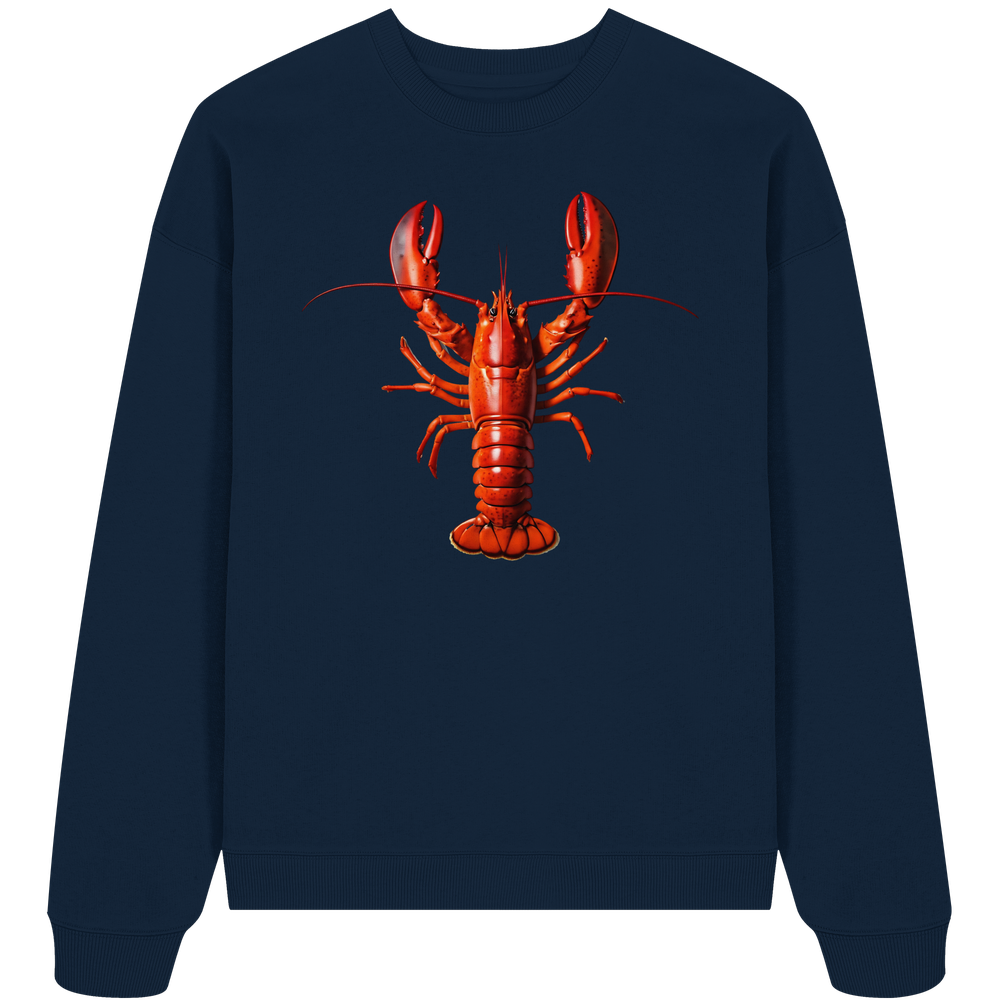 Roter Hummer - Unisex Bio Pullover - Kiebitzdelle