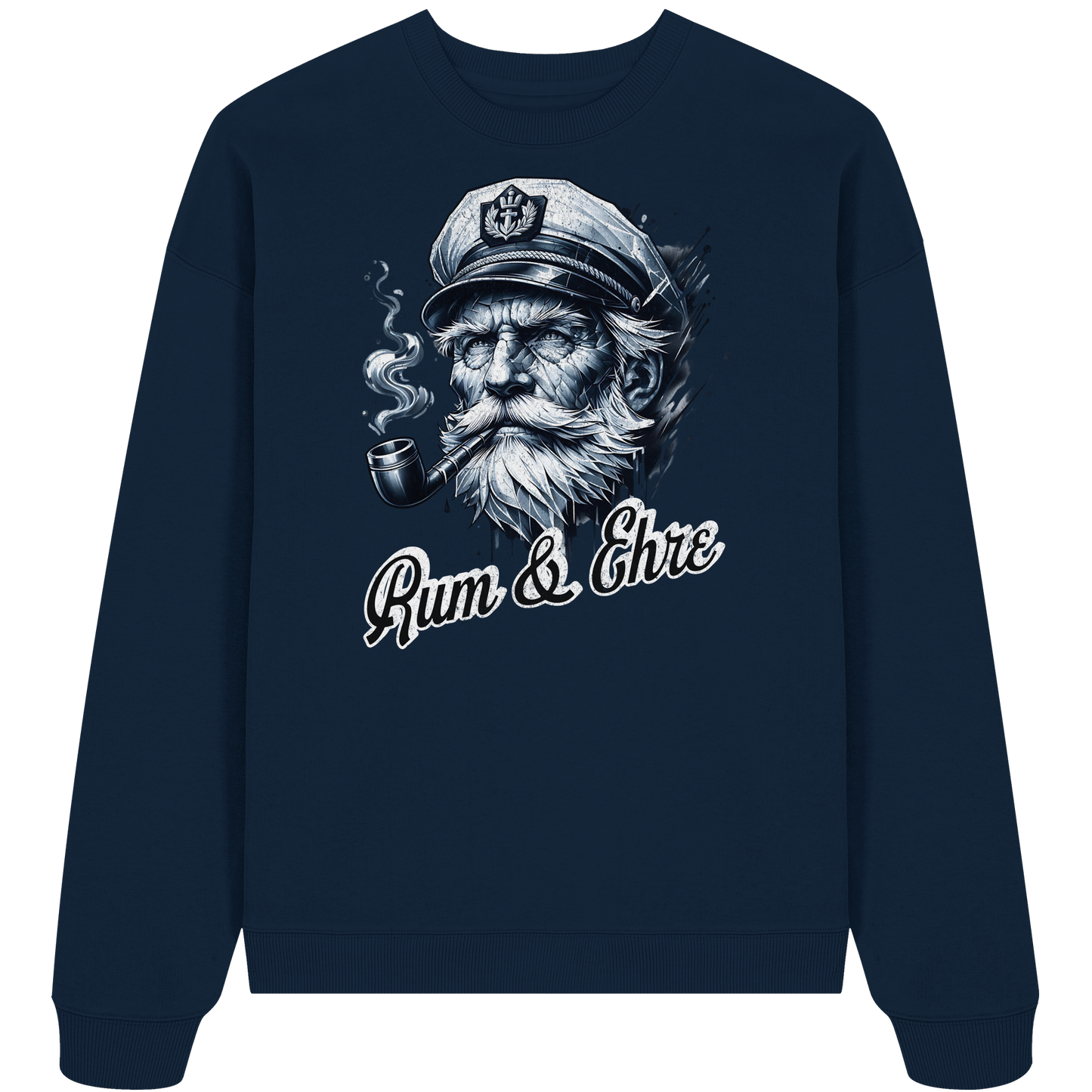 Rum und Ehre Kapitän - Unisex Bio Pullover