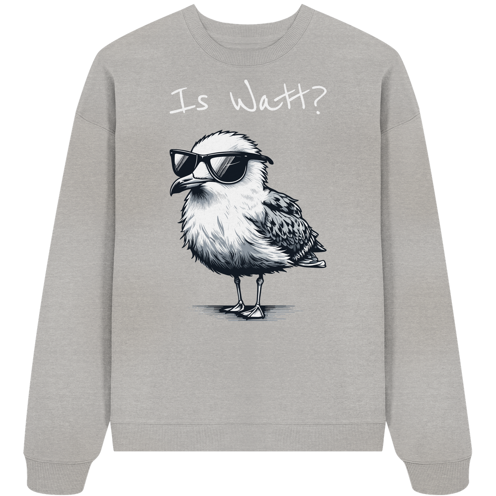 Is Watt Coole Möwe - Unisex Bio Pullover - Kiebitzdelle