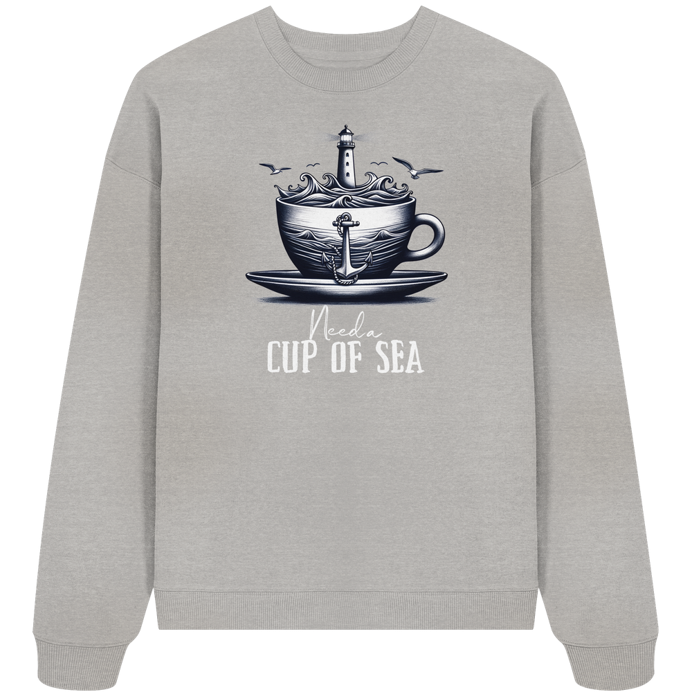 Need a cup of sea - Unisex Bio Pullover - Kiebitzdelle