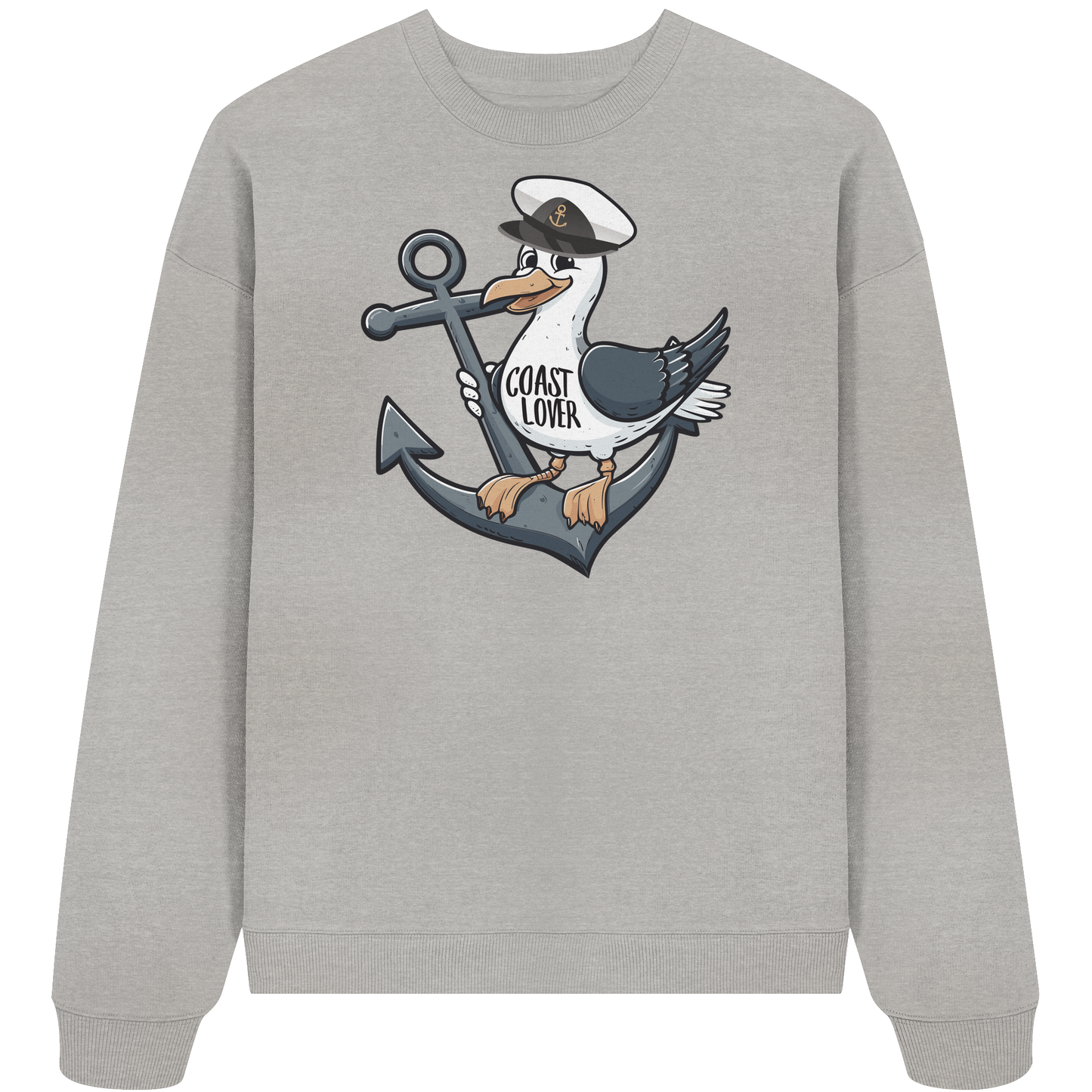 Coast Lover Möwe Kapitän - Unisex Bio Pullover