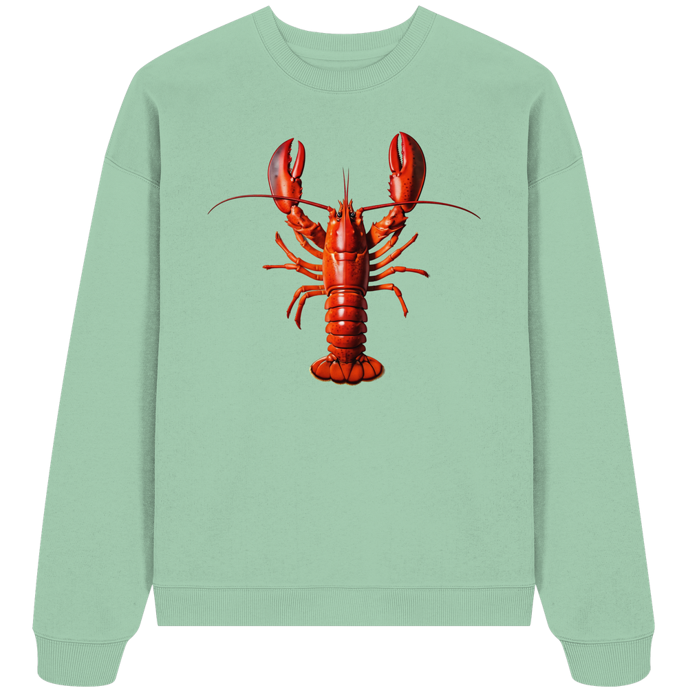 Roter Hummer - Unisex Bio Pullover - Kiebitzdelle