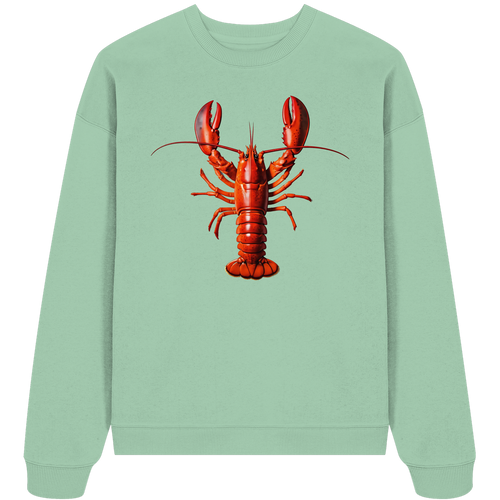 Roter Hummer - Unisex Bio Pullover - Kiebitzdelle