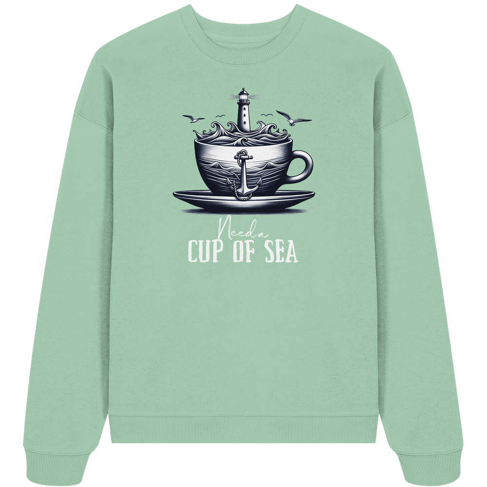 Need a cup of sea - Unisex Bio Pullover - Kiebitzdelle