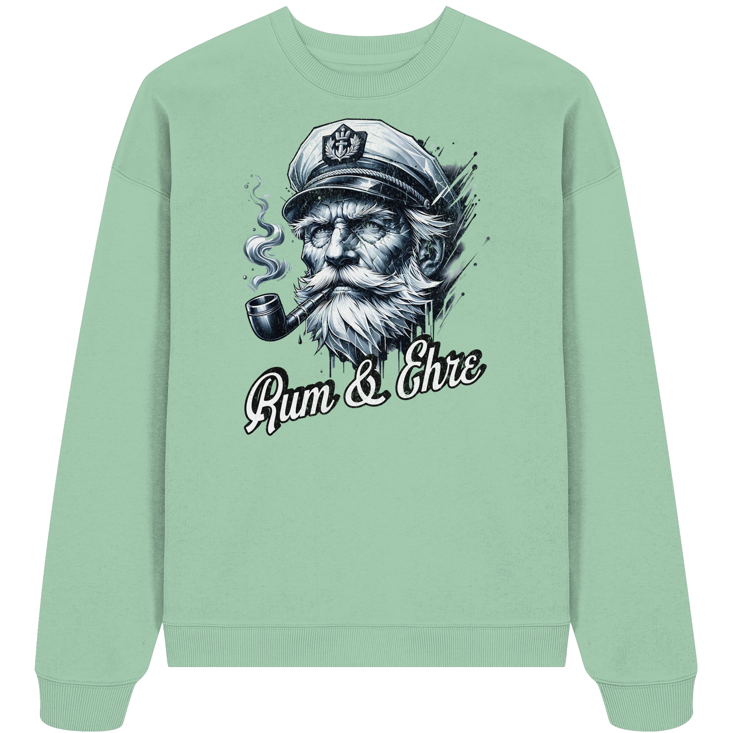Rum und Ehre Kapitän - Unisex Bio Pullover