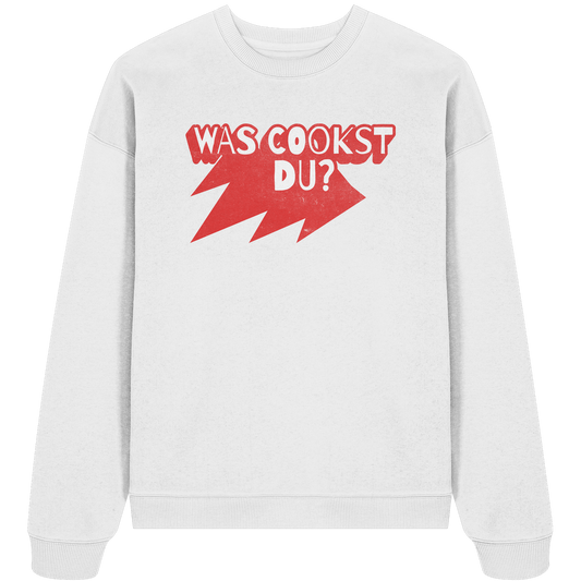 Was cookst du Lustig Kochen - Unisex Bio Pullover