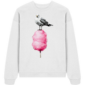 Möwe auf Zuckerwatte - Unisex Bio Pullover - Kiebitzdelle