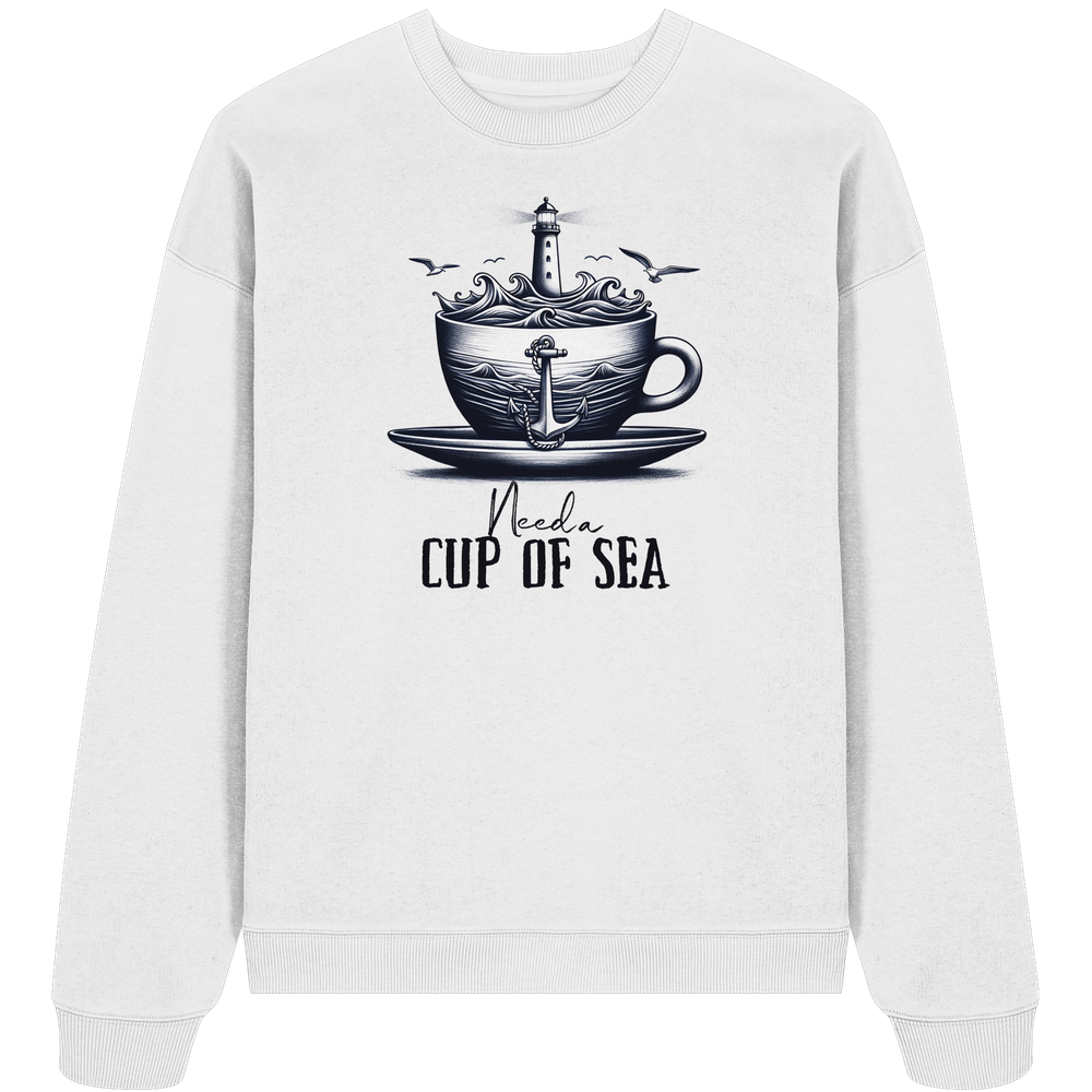 Need a cup of sea - Unisex Bio Pullover - Kiebitzdelle