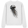 Street Art Qualle - Unisex Bio Pullover - Kiebitzdelle