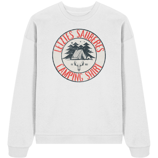 Letztes sauberes Camping Shirt - Unisex Bio Pullover
