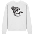 Coole Möwe mit Pudelmütze - Unisex Bio Pullover - Kiebitzdelle