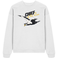 Chief of the Pier Chef Möwe mit Sonnenbrille - Unisex Bio Pullover - Kiebitzdelle