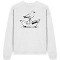 Papierschiff Möwe Moin - Unisex Bio Pullover - Kiebitzdelle
