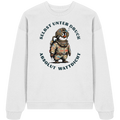 Wattdicht Pinguin Taucher mit lustigem Spruch - Unisex Bio Pullover - Kiebitzdelle