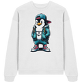 Hipster Pinguin Waddle On - Unisex Bio Pullover - Kiebitzdelle